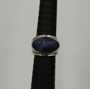 Sterling Silver Stone Ring Size 7